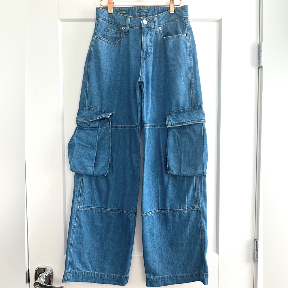 Wild Fable Mid-Rise Cargos with Pockets